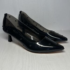 KATY PERRY Women's The Golden Studded Pointed Toe Pumps Color Black Sz 6?